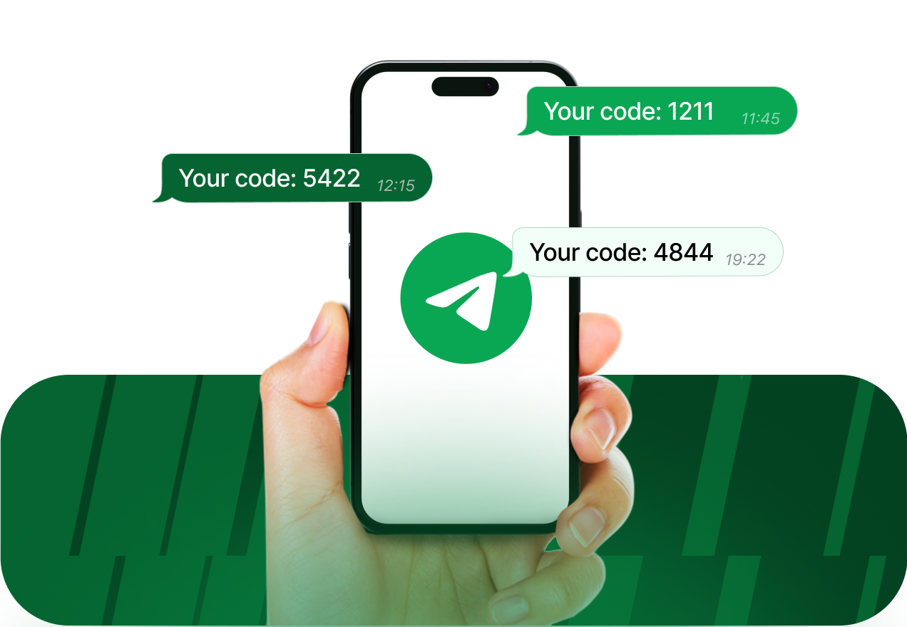 Telegram OTP Messaging
